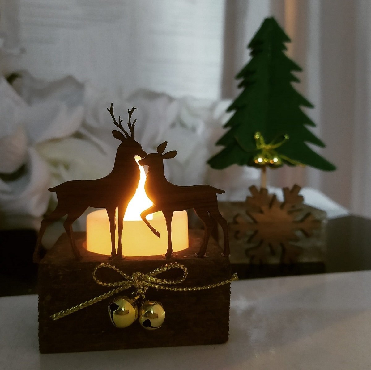 Ahşap Mumluk, Yılbaşı Hediyelik Mumluk