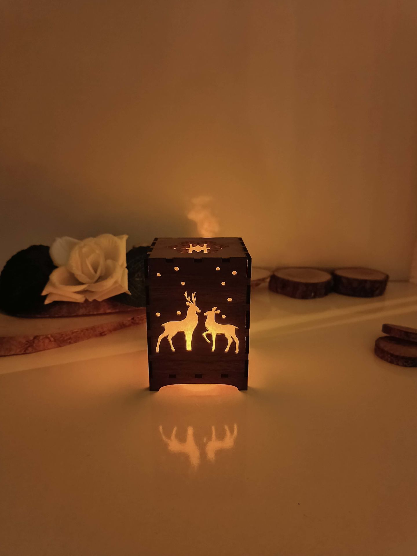 Christmas Wooden Candle Holder Gifts