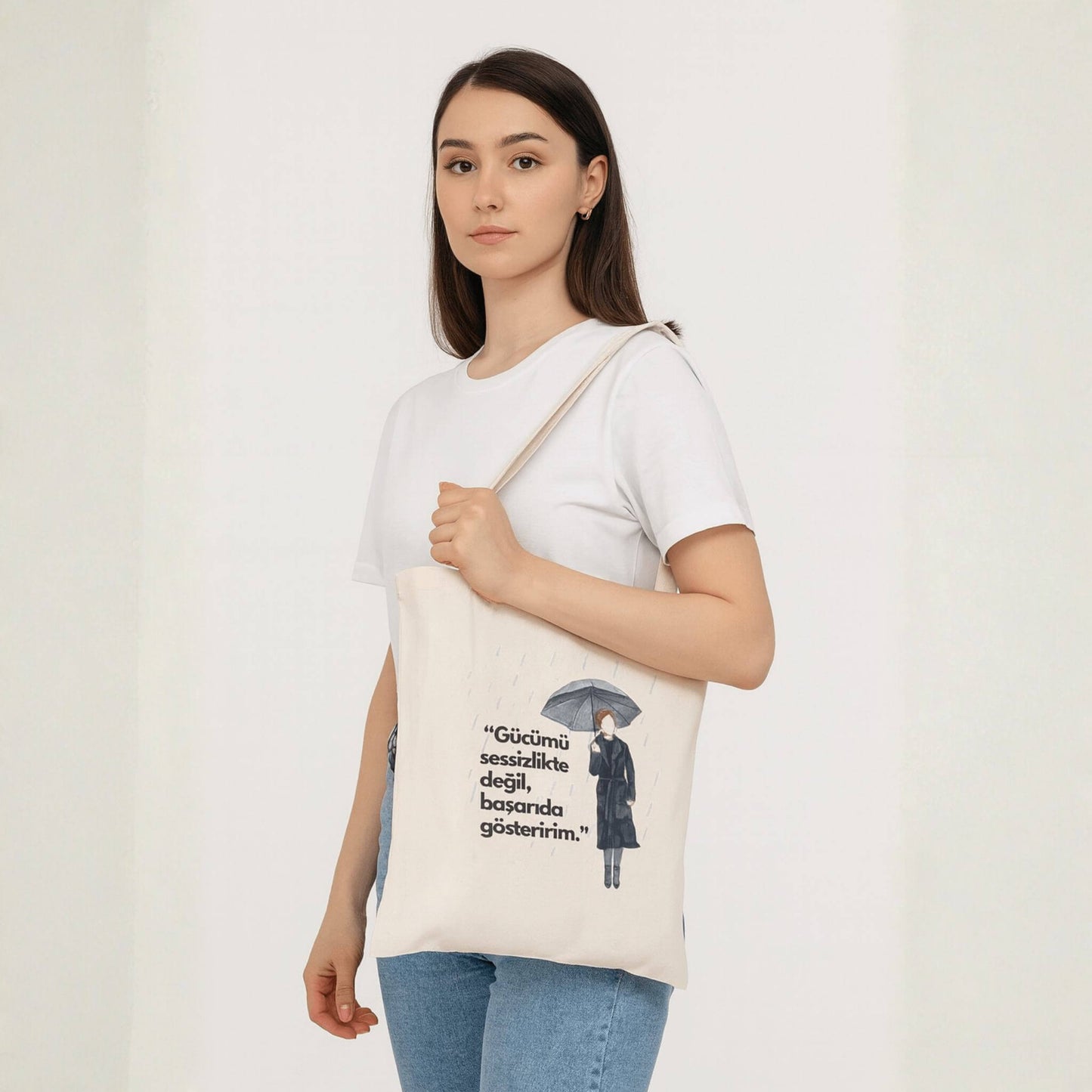 DTF Baskılı Organik Bez Çanta - Sonbahar Koleksiyonu