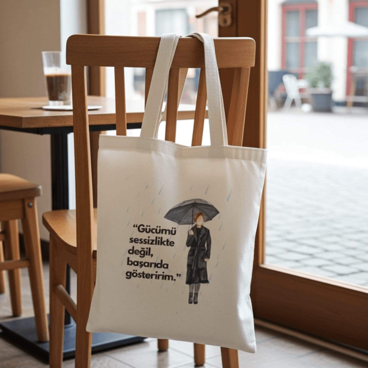 DTF Baskılı Organik Bez Çanta - Sonbahar Koleksiyonu