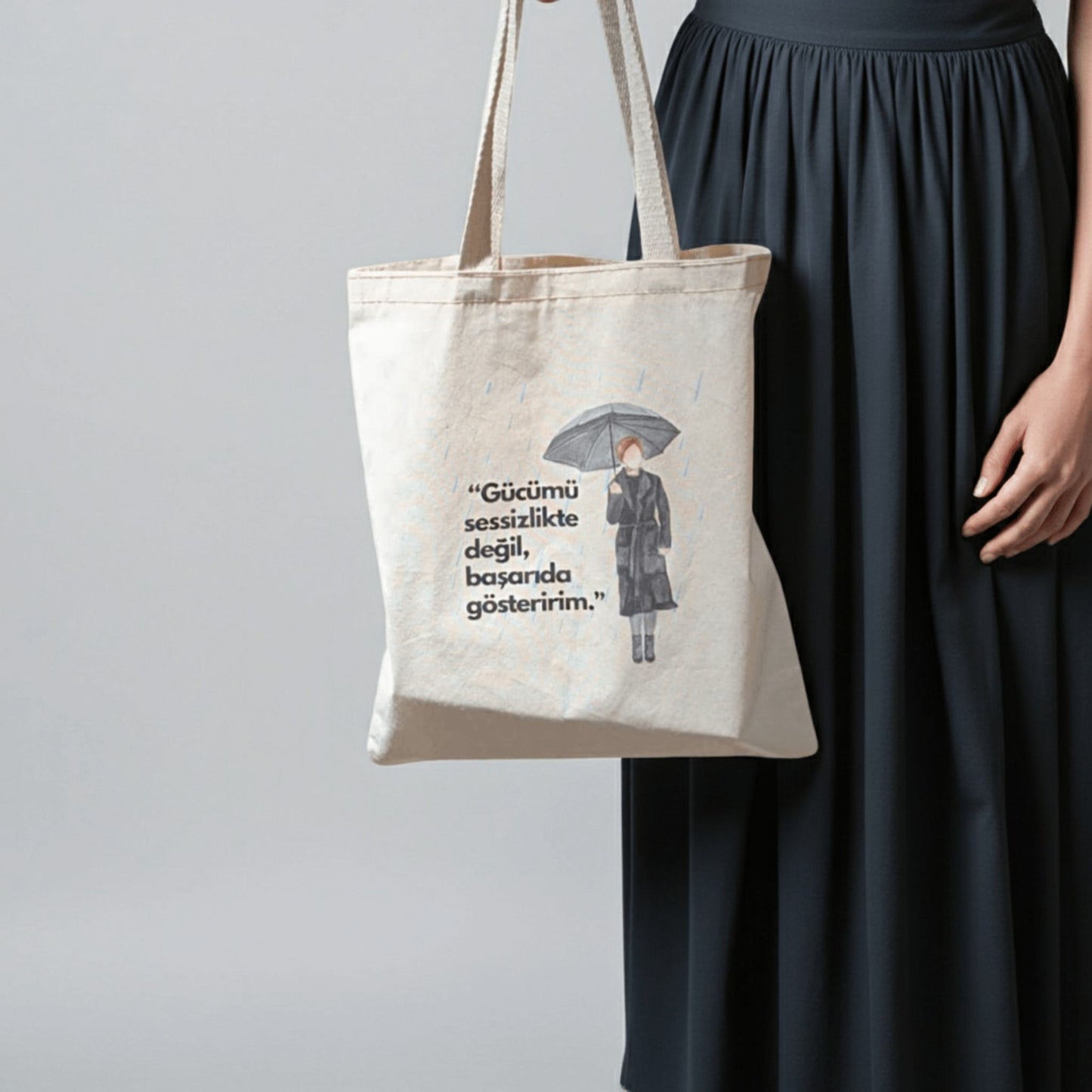 DTF Baskılı Organik Bez Çanta - Sonbahar Koleksiyonu