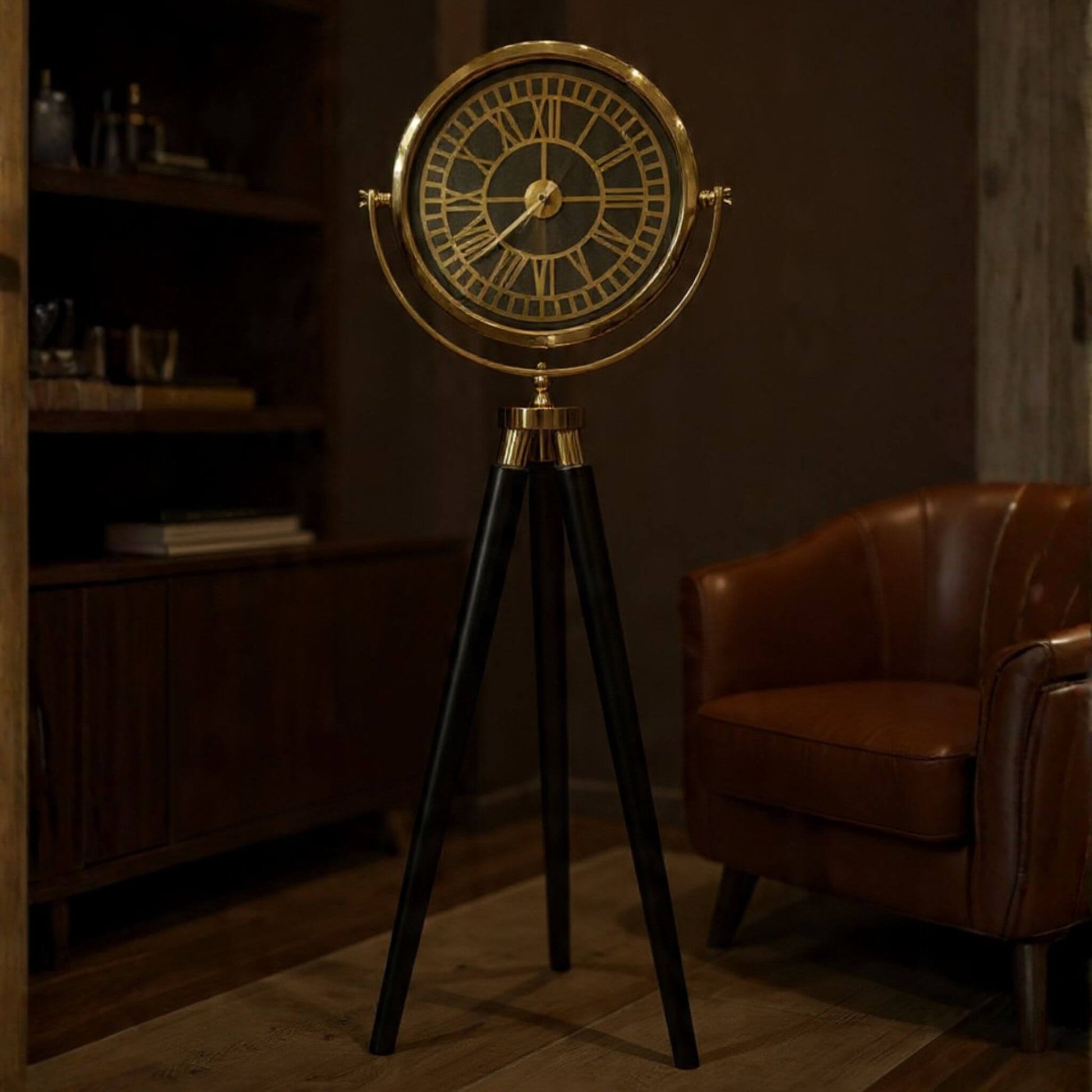 Dekoratif Tripod Ayaklı Saat modellerini incele. Metal Çerçeveli, ahşap ayaklı dekoratif 3 ayaklı saat modellerini ve fiyatlarını incele.