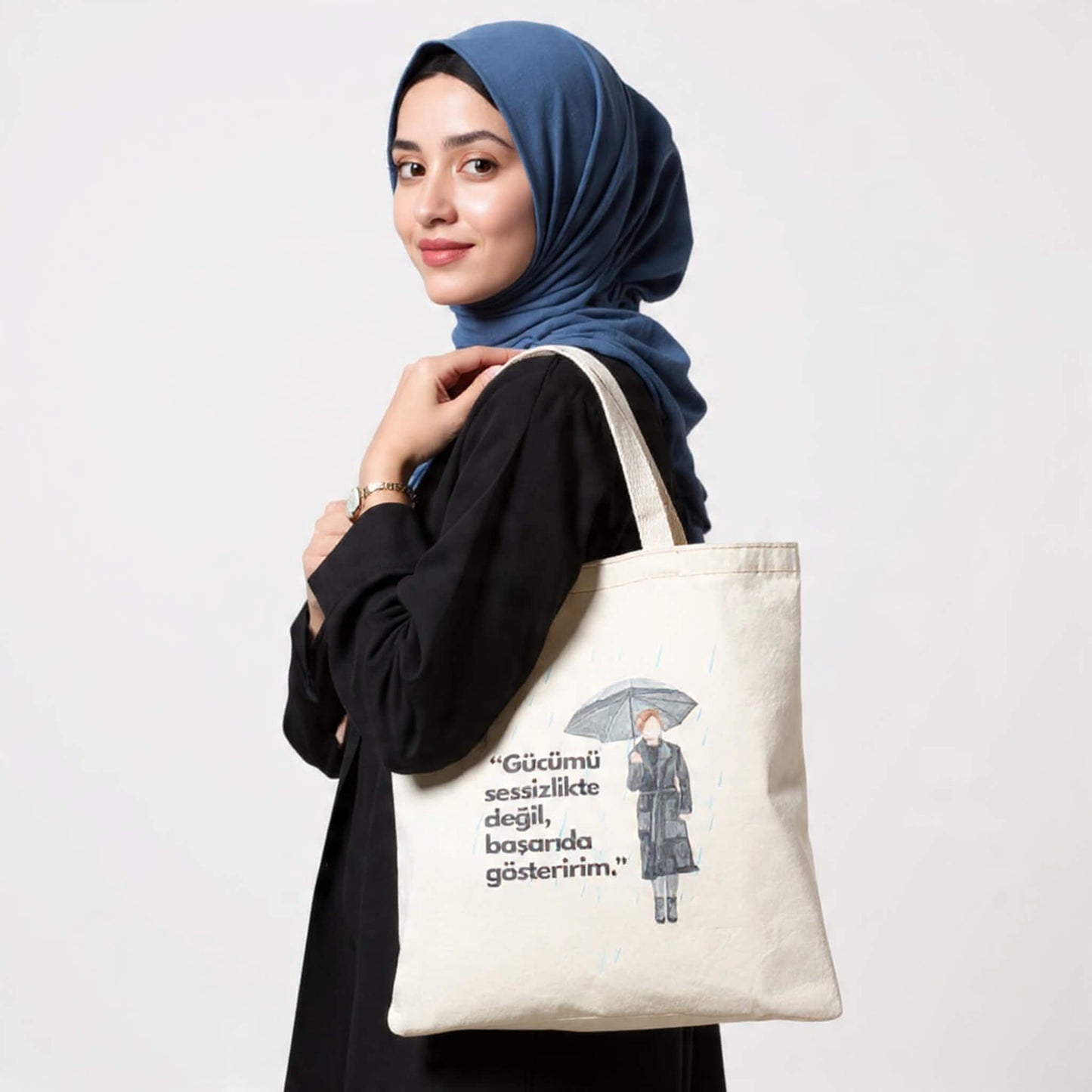 DTF Baskılı Organik Bez Çanta - Sonbahar Koleksiyonu