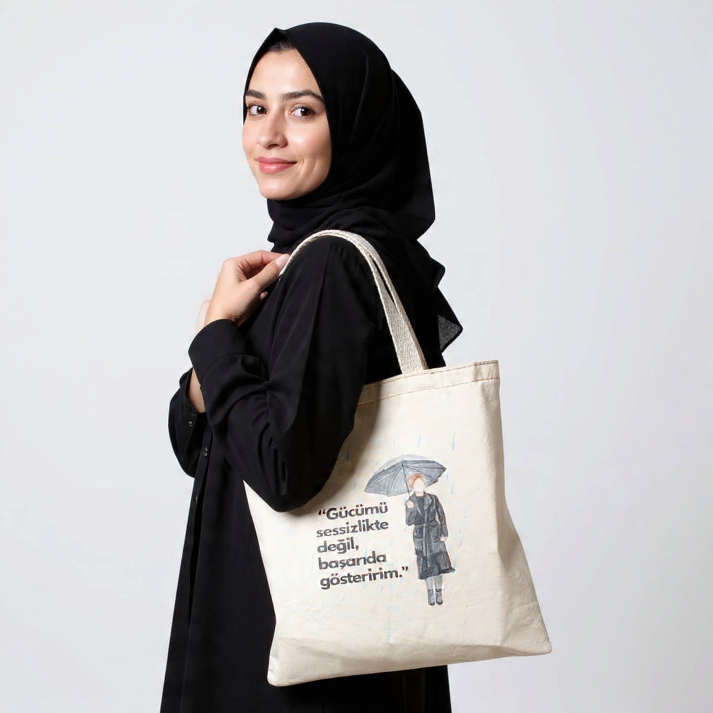 DTF Baskılı Organik Bez Çanta - Sonbahar Koleksiyonu