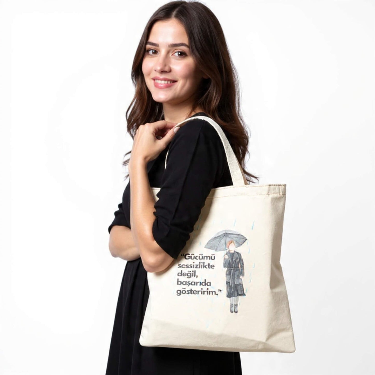 DTF Baskılı Organik Bez Çanta - Sonbahar Koleksiyonu