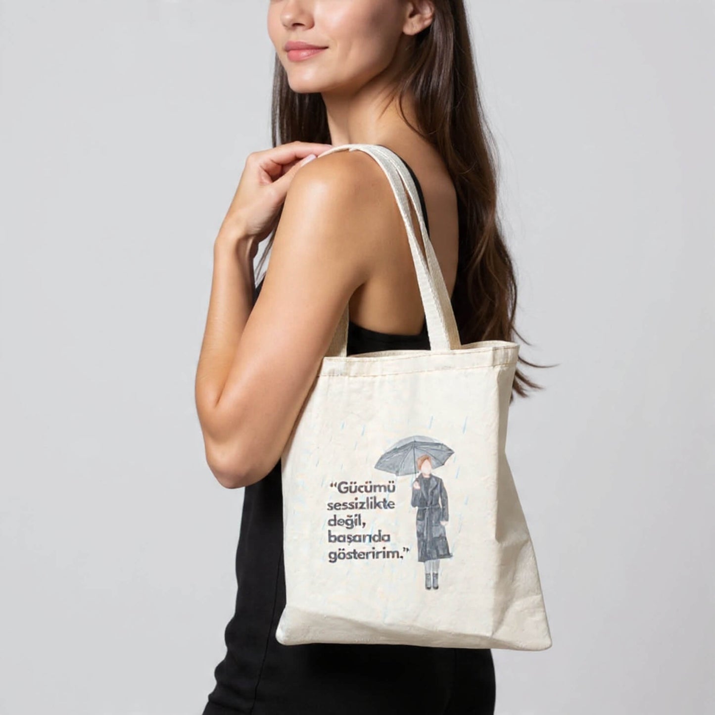 DTF Baskılı Organik Bez Çanta - Sonbahar Koleksiyonu