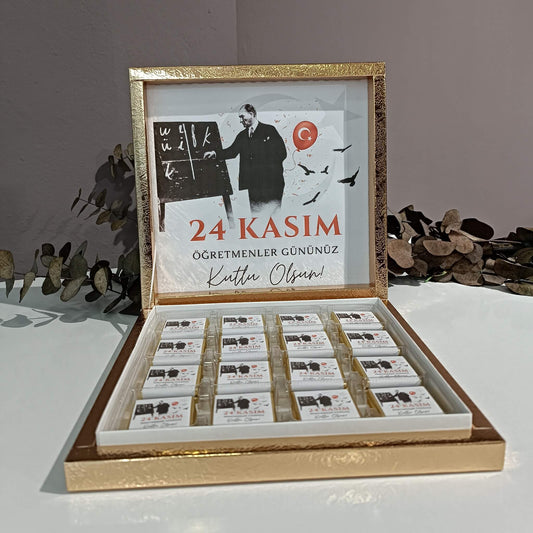 Öğretmenler Günü için hediyelik Çikolata Kutusu. Öğretmenler günü hediyelik modelleri ve fiyatları için hemen tıkla.