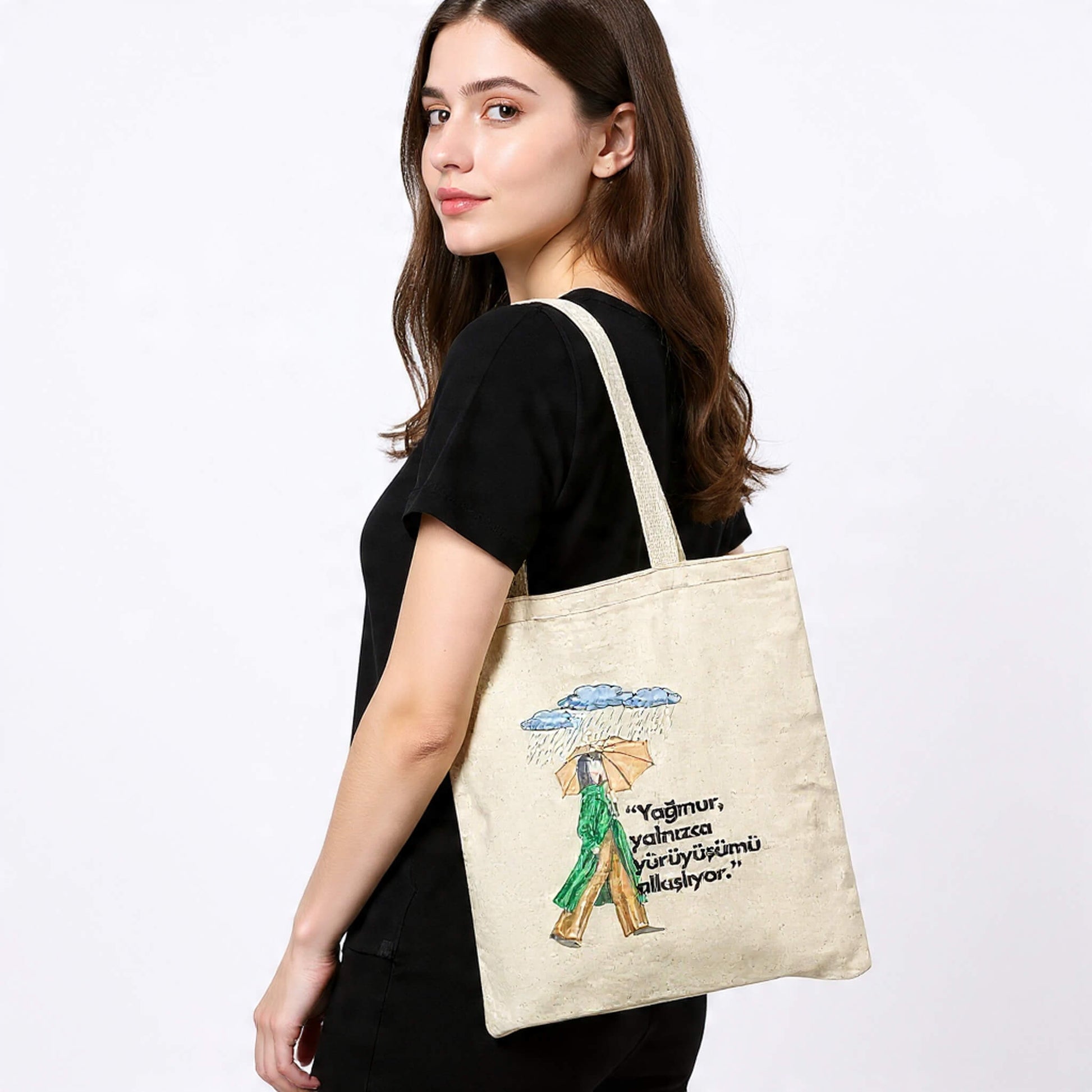 Baskılı bez omuz çantası modellerini incele. %100 Pamuklu, DTF Baskılı, bez ve kanvas çantalar uygun fiyatlarla hepiden.com'da.