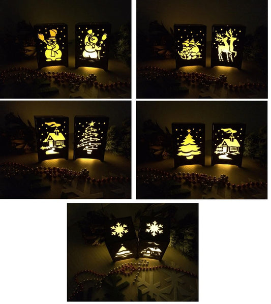 Ahşap Mumluk, Yılbaşı Hediyelik Mumluk